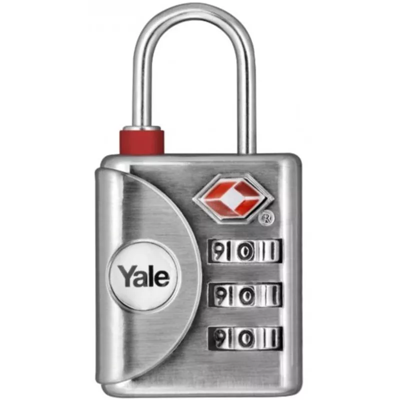 YALE TSA APPROVED TRAVEL PADLOCK GREY 32MM YP1/32/119/1