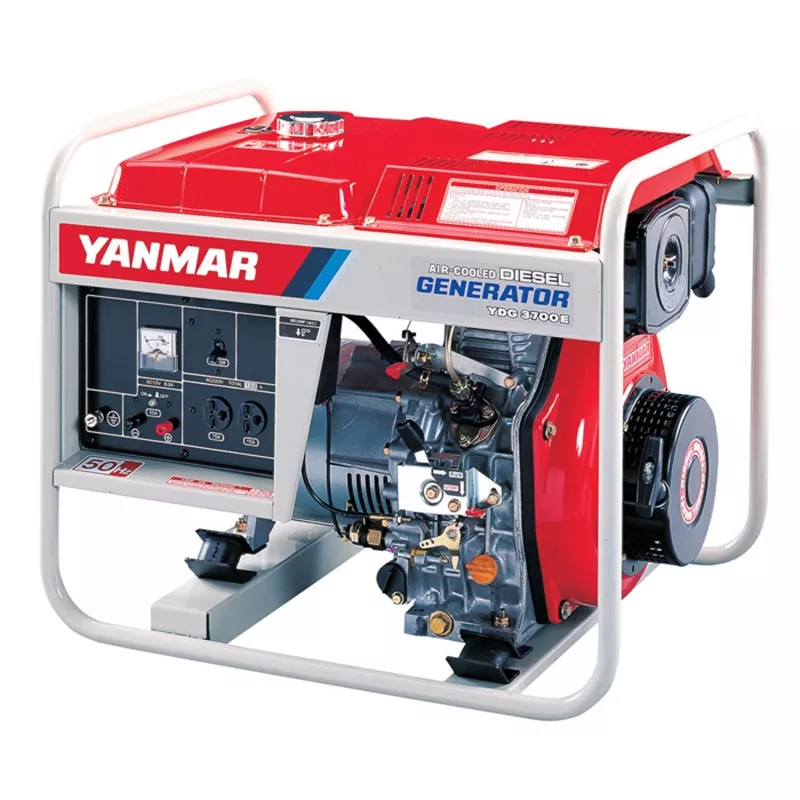 YANMAR AIRCOOLED DIESEL GENERATOR YDG3700EV ELECT START C/W BATTERY