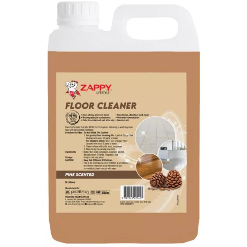ZAPPY LIFESTYLE FLOOR CLEANER 5L