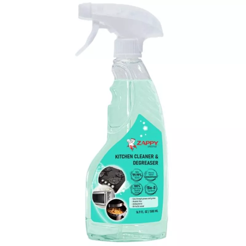 ZAPPY LIFESTYLE KITCHEN CLEANER & DEGREASER - 500ML