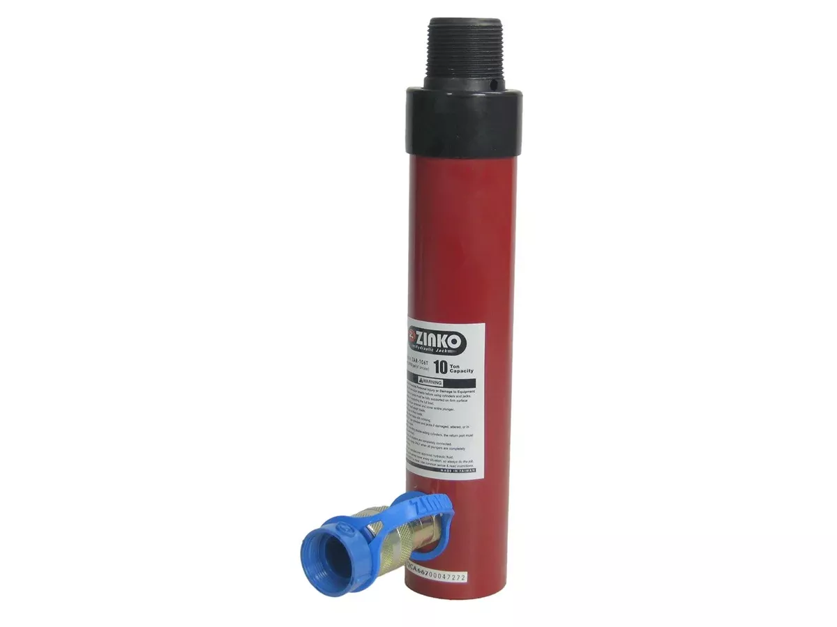 ZAR-106T: 10 Ton 6" Stroke, Threaded Single-Acting Cylinder