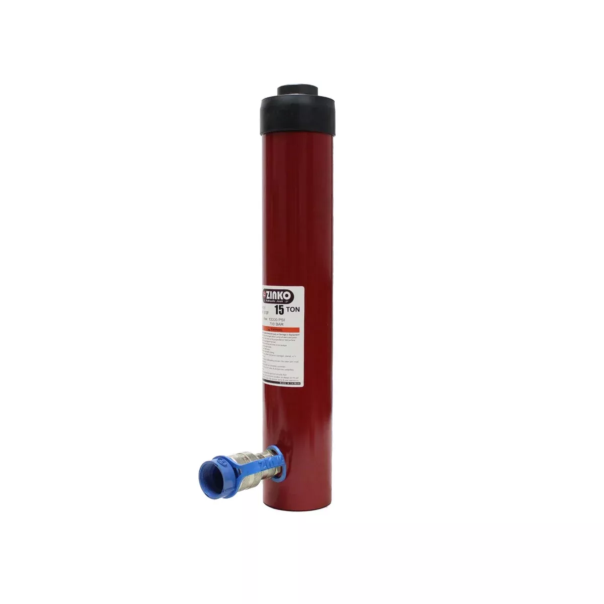 ZAR-1510T: 15 Ton 10" Stroke, Threaded Single-Acting Cylinder