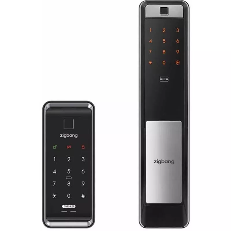 ZIGBANG DIGITAL LOCK SHP-A21 + SHP-DP609 SILVER