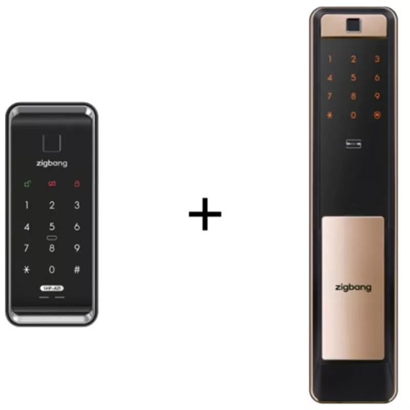 ZIGBANG DIGITAL LOCK SHP-A21 + SHP-P72 GOLD