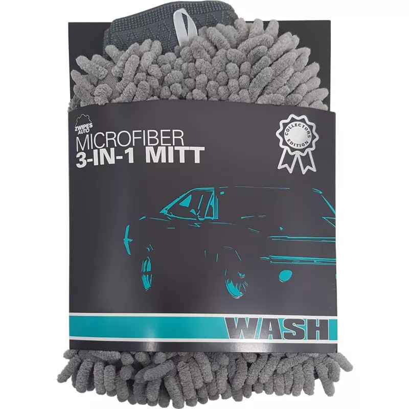 ZWIPES PROFESSIONAL CAR WASH MITT 886 3-IN-1